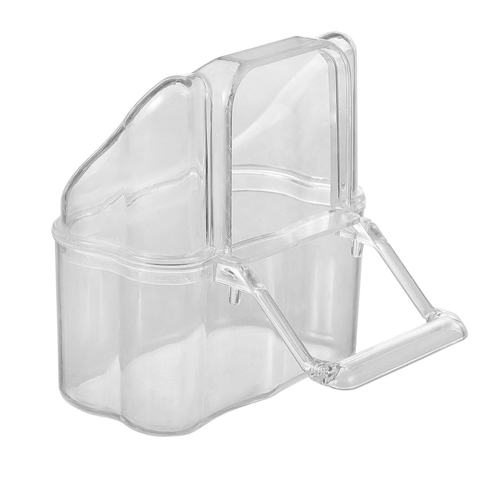 ifundom 5-Pack Large-Capacity Plastic Parrot Feeders, Hanging Outdoor Bird Feeding Bowls