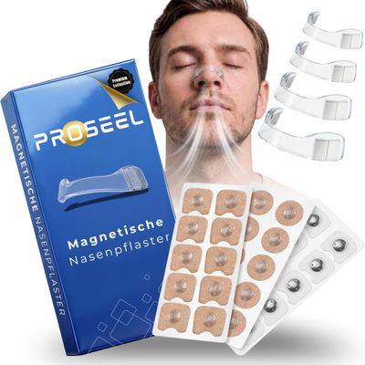 Proseel Magnetic Nasal Dilator, 15-Day Set, Transparent