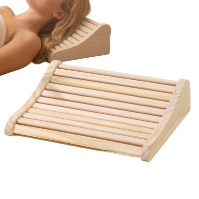 Generic Ergonomic Hollow Wooden Pillow for Relaxation