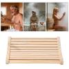 Generic Ergonomic Hollow Wooden Pillow for Relaxation view 4