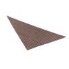 QUXVUIS Pet Slobber Scarf, 4 Seasons, Soft Cotton, Polka Dot, Warm, Adjustable, Triangle Towel for 25-45 cm Neck, Coffee view 1