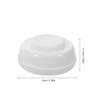 GARIOUANS 10-Piece Wide-Neck Baby Bottle Replacement Caps, Durable PP, Leakproof view 2
