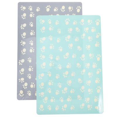 BESTonZON 2-Pack Pet Feeding Mats