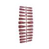 Zanthicia 1 Set French Tip Press-On Nails, Extra-Long Glitter Coffin Nails with Marble Adhesive Tabs, Nail Art Stickers, Manicure Decorations, mzy d01 view 1