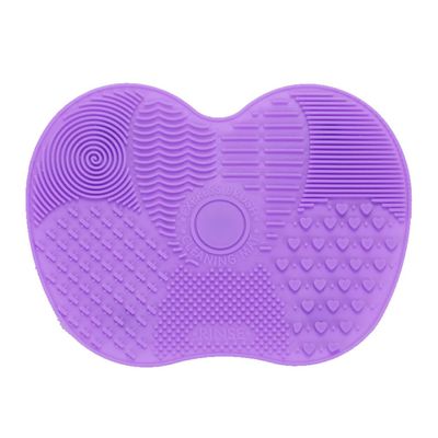 Zambuph Portable Silicone Makeup Brush Cleaning Mat, Purple