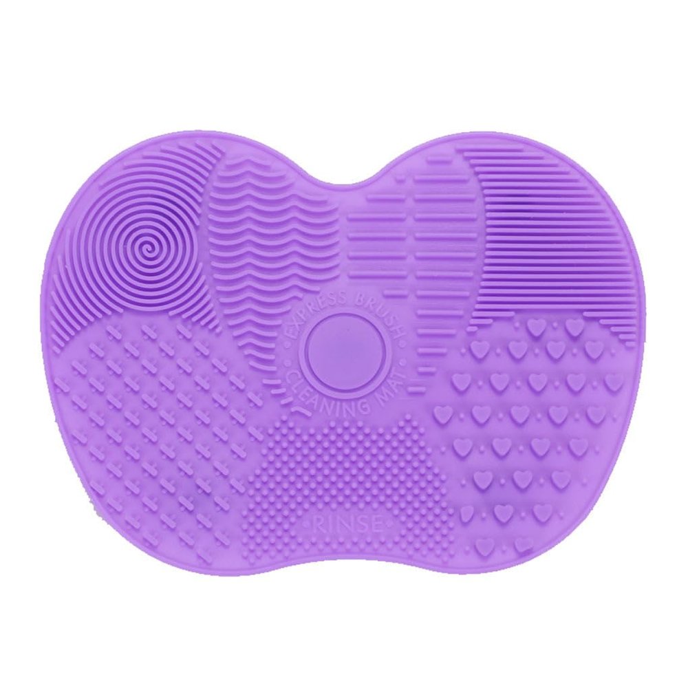 Zambuph Portable Silicone Makeup Brush Cleaning Mat, Purple