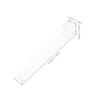 Transparent Adjustable Aquarium Hooks, 2-Piece Set, ABS view 2