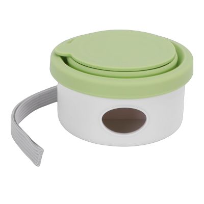 Fockety Collapsible Dog Bowl, Portable Silicone Travel Bowl, Light Green