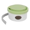 Fockety Collapsible Dog Bowl, Portable Silicone Travel Bowl, Light Green view 1