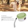 Fockety Collapsible Dog Bowl, Portable Silicone Travel Bowl, Light Green view 2