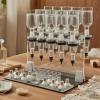 DPQYJPP Manual Perfume Dispenser, 6/8/12-Bottle Tester Station with Adjustable Pump Heads view 1