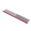 Omabeta Durable Stainless Steel Pet Comb with Rounded Ends, Dog Grooming Comb for Long and Short Hair Breeds (Purple 19 cm/7.5 inches) view 3