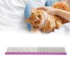 Omabeta Durable Stainless Steel Pet Comb with Rounded Ends, Dog Grooming Comb for Long and Short Hair Breeds (Purple 19 cm/7.5 inches) view 4