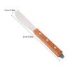 2 Stainless Steel and Wooden Wax Applicators for Hair Removal view 2