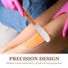 2 Stainless Steel and Wooden Wax Applicators for Hair Removal view 3