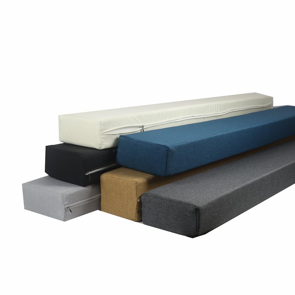Bed Gap Filler, Headboard Seam Cushion, Mattress Extension (180 x 10 x 20 cm)