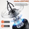 Focenat Electric Protein Shaker, 630 mL, USB-C Rechargeable, 9,000 RPM Vortex Mixer, BPA-Free view 3