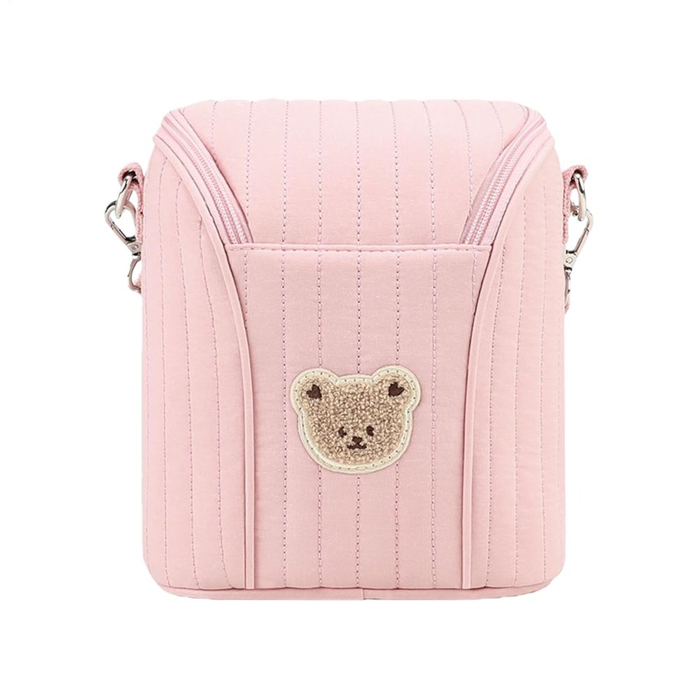 Insulated Baby Bottle Cooler Bag, Portable and Cute