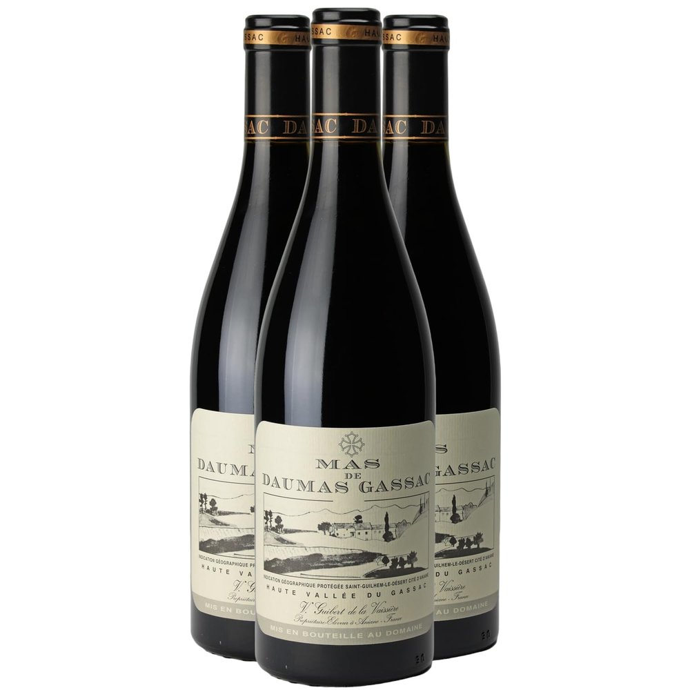 Mas de Daumas Gassac Red Wine 2023 - PGI Saint Guilhem le Désert - Languedoc-Roussillon, France - Cabernet Franc, Cabernet Sauvignon, Merlot - 3 x 75 cl
