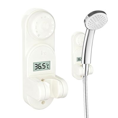 Adjustable Wall-Mount Suction Cup Showerhead Holder