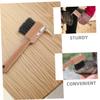 2-Piece Hoof Brushes for Horses with Wooden Handles view 3