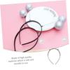 BAZEITFLOW 5-Piece Headbands with Ball-Shaped Pom-Poms view 2