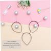 BAZEITFLOW 5-Piece Headbands with Ball-Shaped Pom-Poms view 4