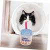 LOORGVEL Plush Cat Chew Toy - Birthday Cake view 2