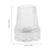 HOLIDYOYO Non-Slip Transparent Rubber Crutch Tips view 2