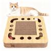 Nobleza Cat Scratching Board with Ball Toy, 33 × 33 × 5 cm view 1