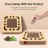 Nobleza Cat Scratching Board with Ball Toy, 33 × 33 × 5 cm view 4