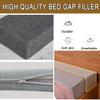 Mozzeilee Long Bed Gap Filler with Removable Cover, 200 x 10 x 15 cm, Black view 2