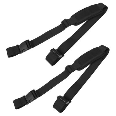LOORGVEL 2-Pack Stroller Safety Wrist Straps, Adjustable Buggy Leash, Multifunctional, Black