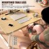 Folding Laptop Bed Table with Low Desk view 2