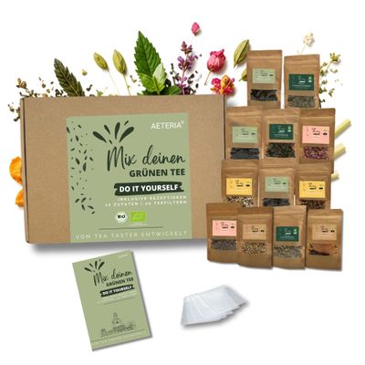 AETERIA Organic DIY Green Tea Blending Gift Set