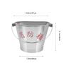 TOYANDONA Stainless Steel Sand and Fire Bucket, Heat-Resistant view 2