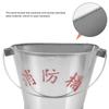 TOYANDONA Stainless Steel Sand and Fire Bucket, Heat-Resistant view 4