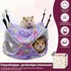 ASOUUNLD Guinea Pig Hammocks, 4-Pack, Double-Layer, Soft view 4