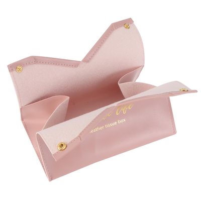 KOMBIUDA Elegant Leather Tissue Box for Tissues and Paper Towels