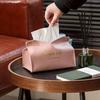 KOMBIUDA Elegant Leather Tissue Box for Tissues and Paper Towels view 3