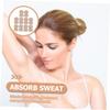 NOLITOY Self-Adhesive Cotton Underarm Sweat Pads, 10-Pack view 2
