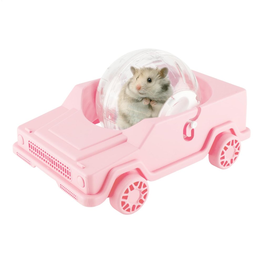 Car-Shaped Hamster Exercise Wheel