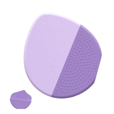 Flat Silicone Foundation Brush for Liquid Makeup