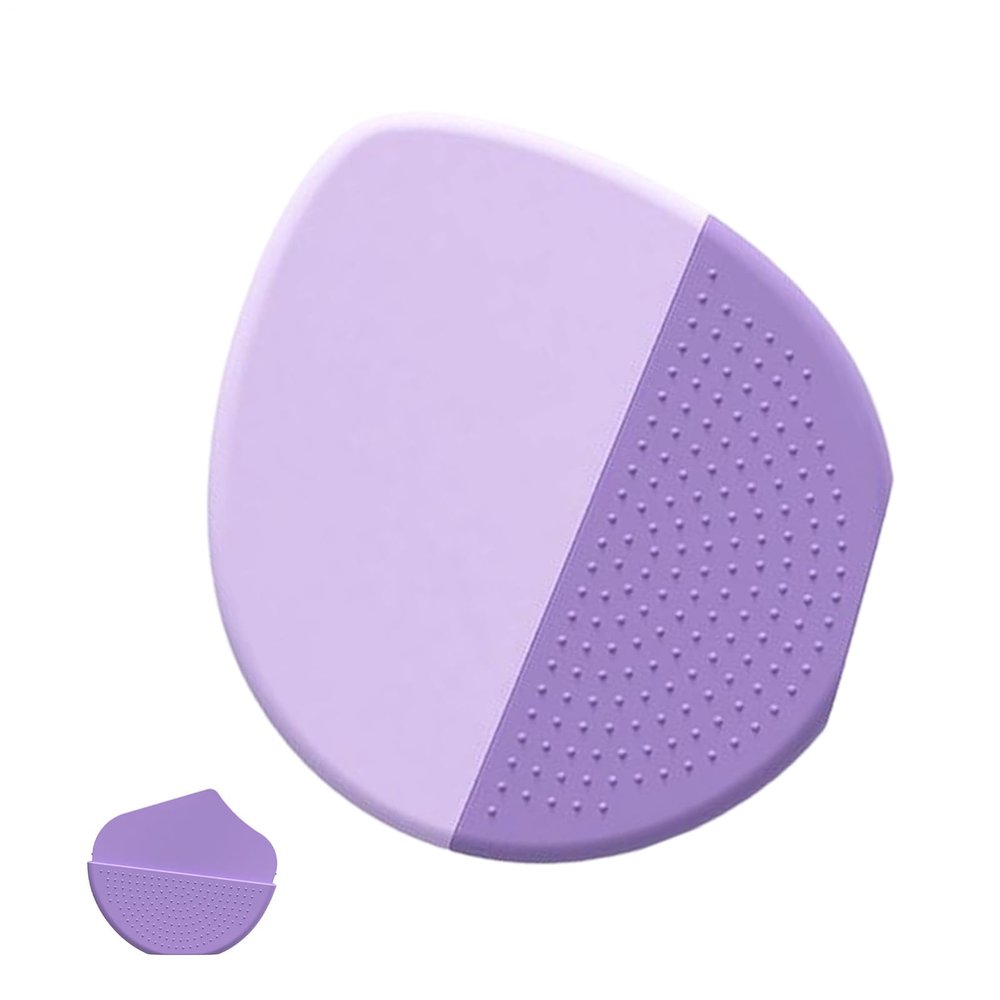Flat Silicone Foundation Brush for Liquid Makeup