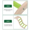 Budgerigar Ladder Climbing Toy for Bird Cages, Metal, Green view 4
