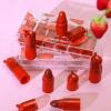Lipstick Set for Women, Cute Strawberry-Shaped Gloss Lip Balm, 6-Piece view 2