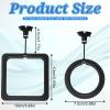 2 Pack Aquarium Feeding Ring with Suction Cups view 3