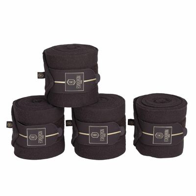 Eskadron Brown Fleece Bandages - Warmblood