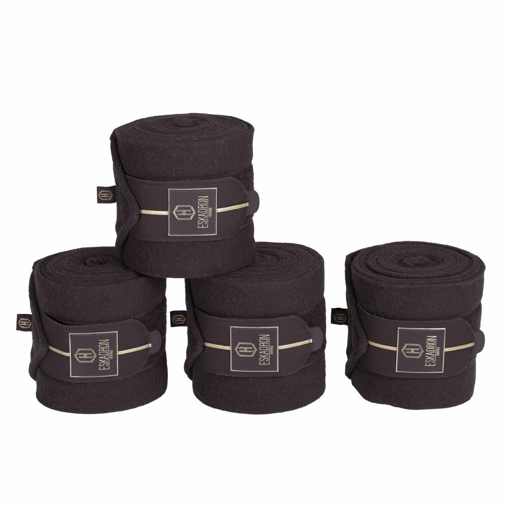 Eskadron Brown Fleece Bandages - Warmblood