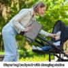 Waterproof Diaper Bag with Stroller Hooks view 2